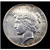 Image 2 : ***Auction Highlight*** 1927-p Peace Dollar $1 Graded Choice+ Unc By USCG (fc)