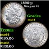Image 1 : 1890-p Morgan Dollar $1 Grades Choice Unc
