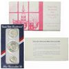 1776-1976 Bicentennial Red Packs in Christmas Holiday Packaging! 3 Silver Coins inside!