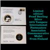 Image 1 : Limited edition! Proof Sterling Silver 1979 Tampere International Postmasters Association Commemerat