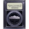 Image 2 : Proof 1997-p Botanic Garden Modern Commem Dollar $1 Graded pr70 dcam BY USCG