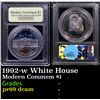 Image 1 : Proof 1992-w White House Modern Commem Dollar $1 Graded pr69 dcam BY USCG