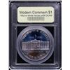 Image 2 : Proof 1992-w White House Modern Commem Dollar $1 Graded pr69 dcam BY USCG