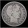 Image 2 : 1913-p Barber Half Dollars 50c Grades f, fine