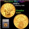 ***Auction Highlight*** 1898-s Gold Liberty Double Eagle $20 Graded ms63+ By SEGS (fc)