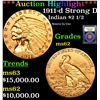 Image 1 : ***Auction Highlight*** 1911-d Strong D Gold Indian Quarter Eagle $2 1/2 Graded Select Unc By USCG (
