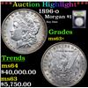 Image 1 : ***Auction Highlight*** 1896-o Morgan Dollar $1 Graded Select+ Unc By USCG (fc)