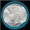 Image 2 : ***Auction Highlight*** AU/BU Slider Bank Of America Peace $1 Roll 1925 & P Ends Virtually UNC (fc)
