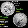 Image 1 : 1926-s Peace Dollar $1 Grades Select Unc