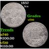 Image 1 : 1857 Three Cent Silver 3cs Grades vf++