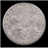Image 2 : 1857 Three Cent Silver 3cs Grades vf++