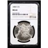 Image 2 : NGC 1880-s Morgan Dollar $1 Graded ms64 By NGC