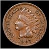 Image 2 : 1907 Indian Cent 1c Grades vf++