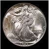 Image 2 : 1945-p Walking Liberty Half Dollar 50c Grades Select Unc