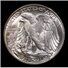 Image 3 : 1945-p Walking Liberty Half Dollar 50c Grades Select Unc