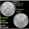 Image 1 : 1880-o Morgan Dollar $1 Grades Select Unc