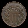 Image 2 : 1865 plain 5 Two Cent Piece 2c Grades vf++