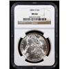 Image 2 : NGC 1884-o Morgan Dollar $1 Graded ms64 By NGC