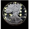 Image 4 : Proof 2002-w Silver Eagle Dollar $1 Grades GEM++ Proof Deep Cameo