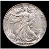 Image 2 : 1946-p Walking Liberty Half Dollar 50c Grades Choice AU/BU Slider