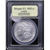 Image 4 : ***Auction Highlight*** 1892-p Morgan Dollar $1 Graded Select Unc By USCG (fc)