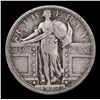 Image 2 : 1917-p ty i Standing Liberty Quarter 25c Grades vf++