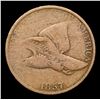 Image 2 : 1857 Flying Eagle Cent 1c Grades f+