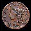 Image 2 : 1838 Coronet Head Large Cent 1c Grades vf++