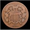 Image 2 : 1871 Two Cent Piece 2c Grades vf++