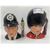 Image 1 : Two Royal Doulton Figurines British Theme Mugs