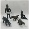Image 1 : Soapstone Carving Animals and People
