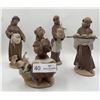 Image 1 : Lladro Ceramic Monk Themed Figurines