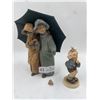 Image 1 : Lladro Ceramic Figurines With Broken Hand 10" Inches and Hummel German Figure