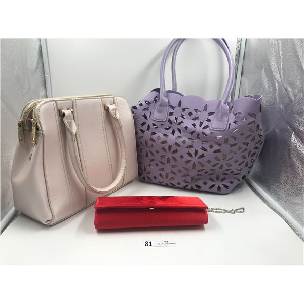 Moda Luxe, Bijoux Terner, and Pearl Pink Handbags