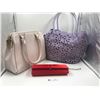 Image 1 : Moda Luxe, Bijoux Terner, and Pearl Pink Handbags