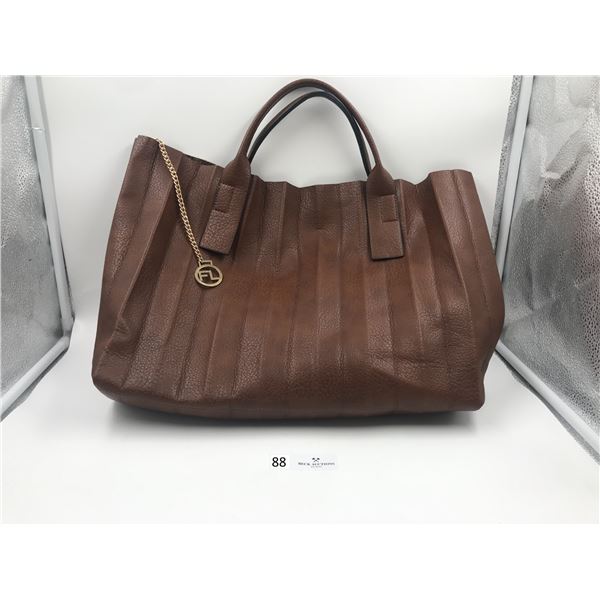 Frank Lyman Design - Brown Pleated Bag