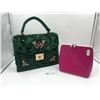 Image 1 : Aldo Velvet and Applique Handbag and Vera Pele Pink Shoulder Bag