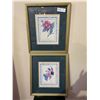 Image 1 : Pair of framed floral prints