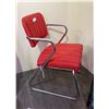 Image 2 : Retro chrome upholstered chair