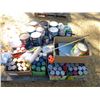 Image 1 : Pallet of Spray Paints, Stains and Preservers