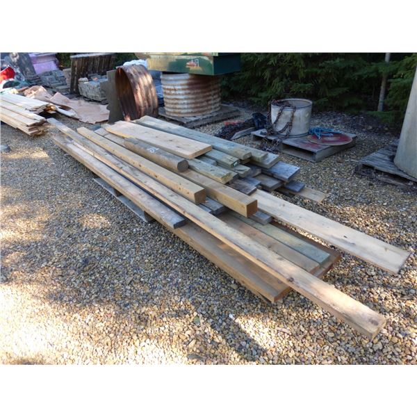 Pallet of Treated 4x4s, 2x4's
