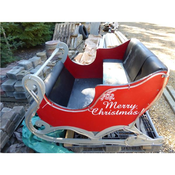 Santa Sleigh c/w Lights