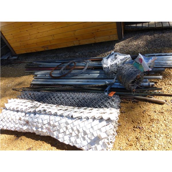 Chain Link Fence, T-Bars, Barb Wire Fence Post and Elec. Fence