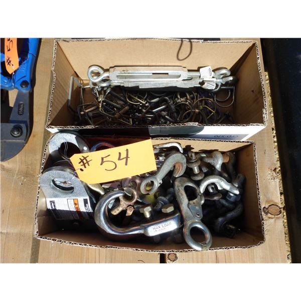 Shackles, Turn Buckles and carabiners