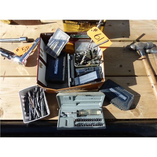 Qty of Various Drill Bits