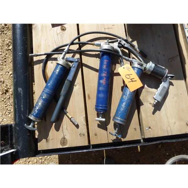 3- Grease Guns (1 Air)