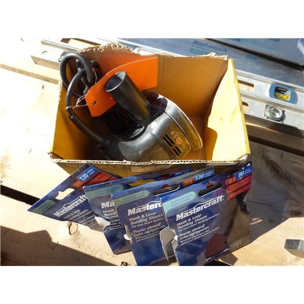 Palm Sander and Sheets