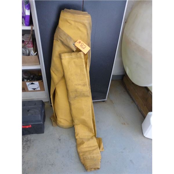 New Canvas Tarp material, Approx. 48" wide