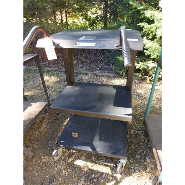 Rolling acetylene Bottle Cart