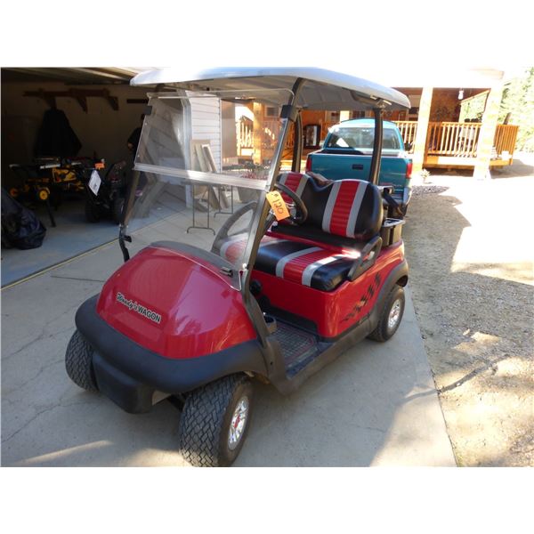 Approx. 2007 Club Car Precedent gas powered golf cart, vg. Condition, #PRO0736-808601
